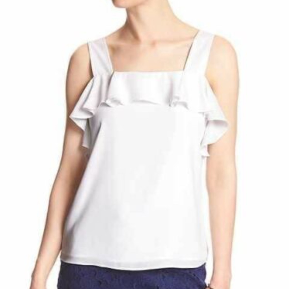Banana Republic ruffle tank NWOT